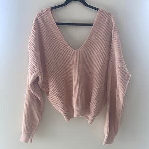Forever 21 sweater - barely worn - millennial pink - Large, fits like a medium